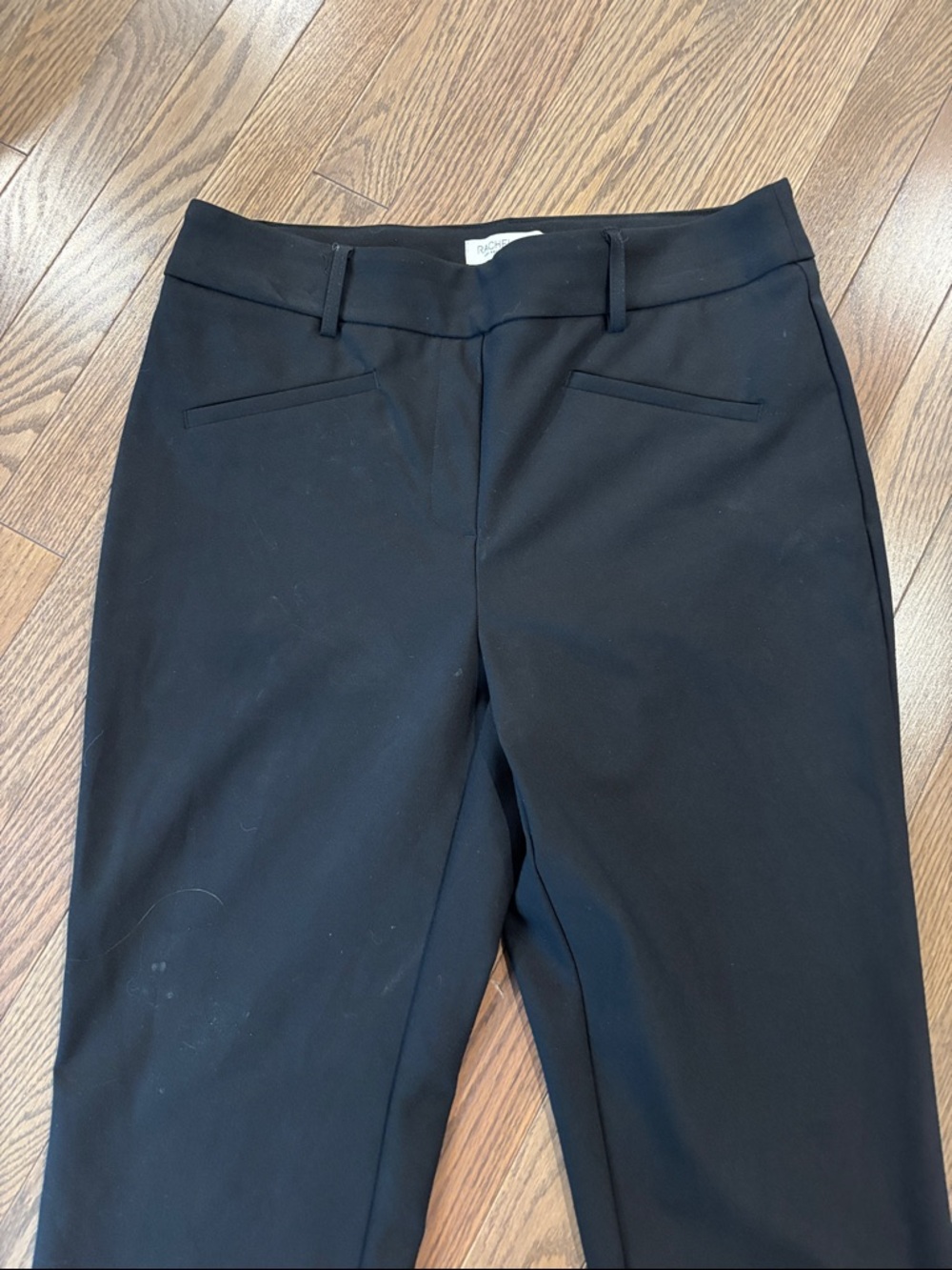 Rachel Zoe pull in tuxedo style black pants